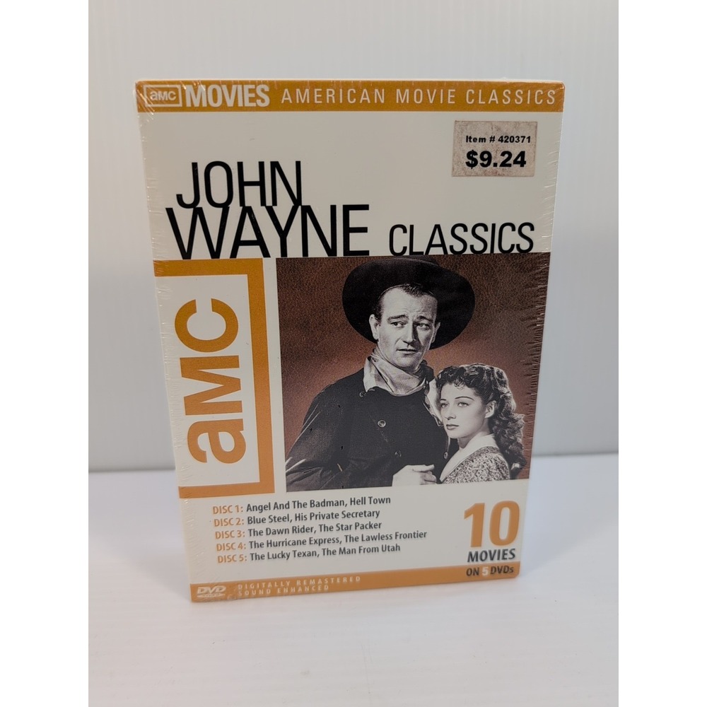 John Wayne‎ Classics Collection - 10 Movie Box Set AMC DVD - New Sealed